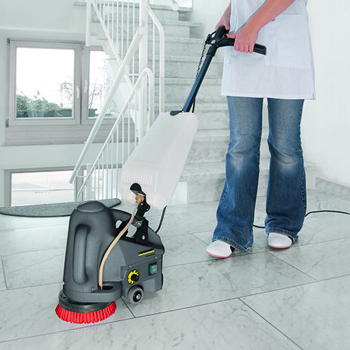 Stair cleaning machine BD 17/5 C: Attachable tank