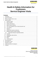 Terms and Conditions of Service Contracts for Professional Equipment