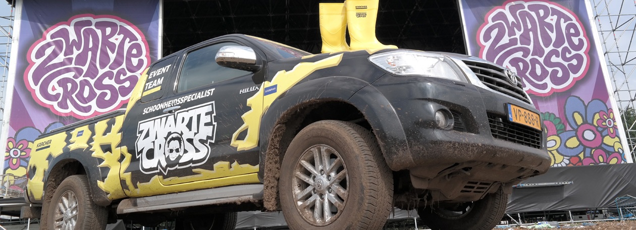 auto voor podium