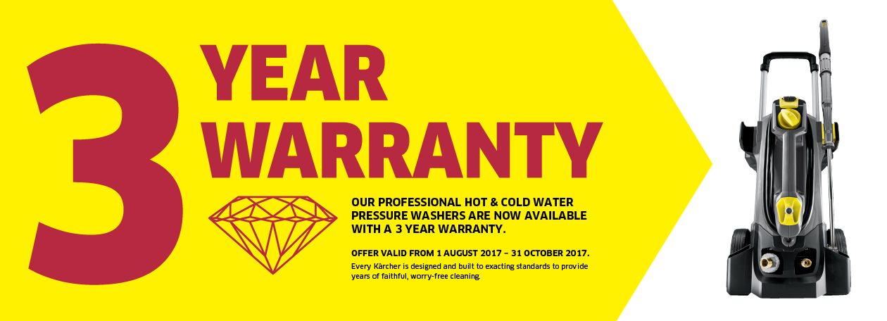 3 year warranty
