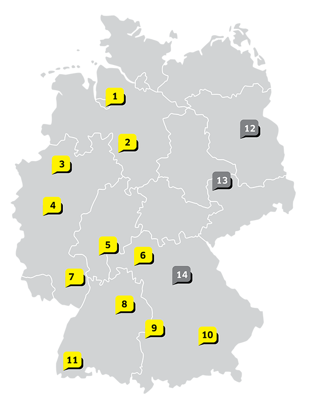Standorte Kärcher Deutschland
