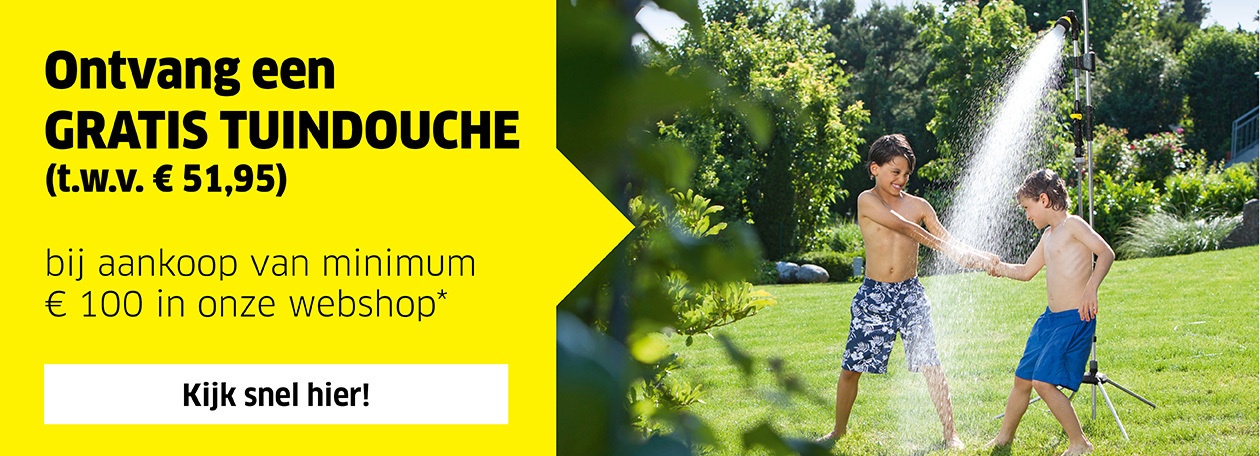 Tuindouche actie NL