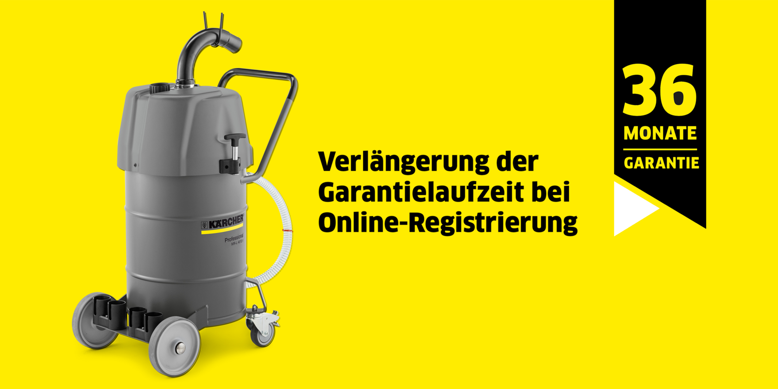 Garantieverlängerung auf 36 Monate