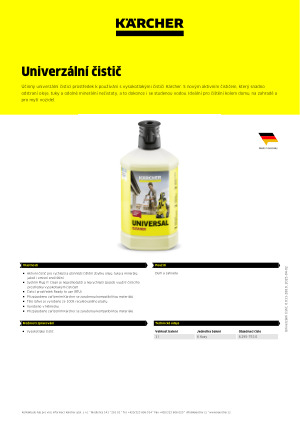Produktové informace