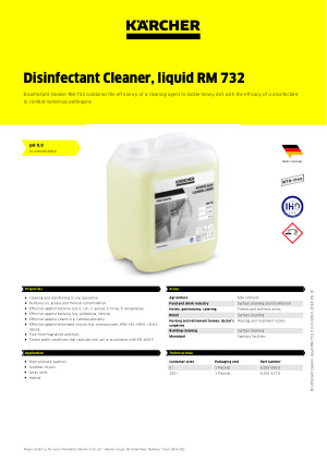 Désinfectant RM 732, 5L