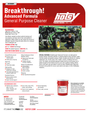 Advanced Formula Aluminum Brightener - Hotsy Equipment Company