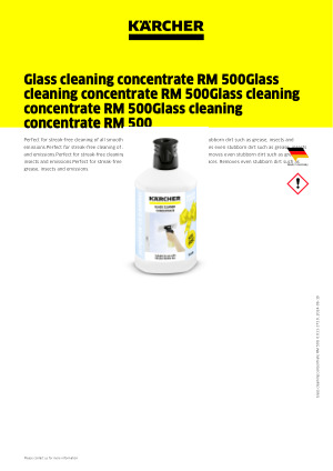 RM 503 0,5l nettoyant vitres concentré *, 500ml500 ml
