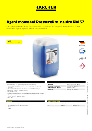 Informations relatives au produit