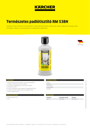 Termékinformáció