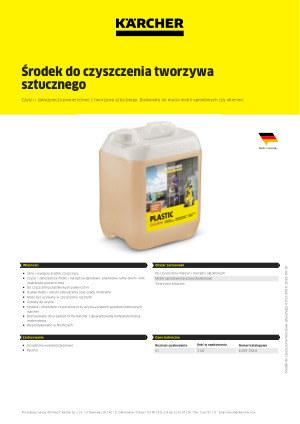 Informacja produktowa