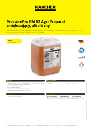 Informacja produktowa