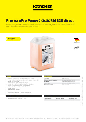 Informácia o produkte