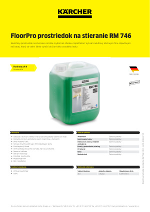 Informácia o produkte