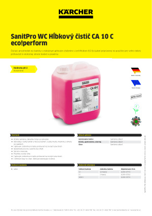 Informácia o produkte