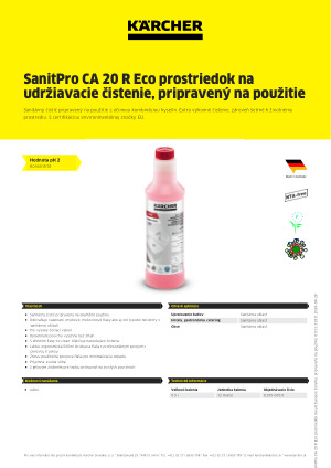 Informácia o produkte