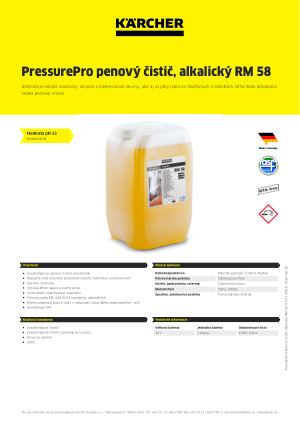 Informácia o produkte