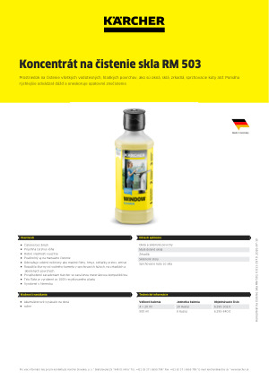 Informácia o produkte