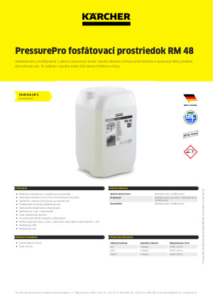 Informácia o produkte
