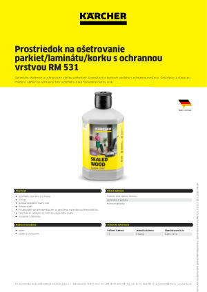 Informácia o produkte