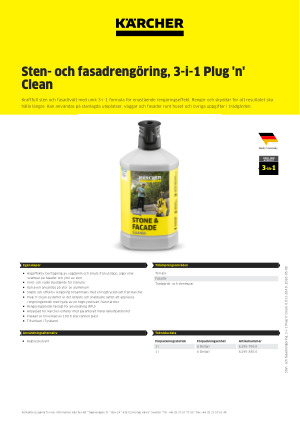 Product information