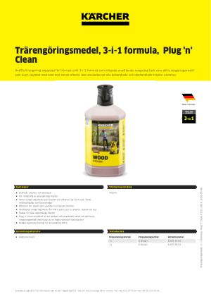 Product information