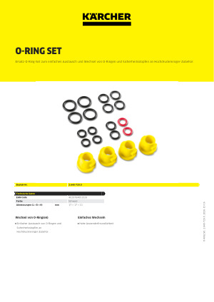 Kärcher Ersatzteil RING 5.570 – 081.0 Für Garten- Und Landschaftsgeräte