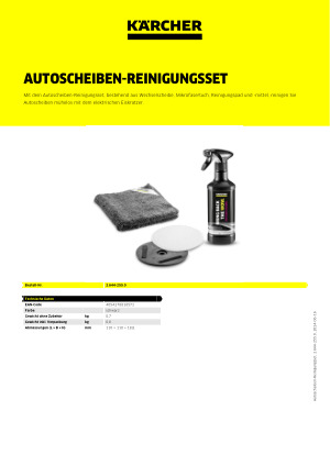 Kärcher Autoscheiben-Reinigungsset, 2.644-255.0