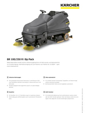 BR 100/250 R I Bp Pack | Kärcher