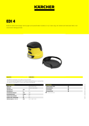 KÄRCHER Eiskratzer »EDI 4«, elektrisch, mit rotierender Scheibe und 6  stabilen Kunststoffklingen online kaufen, mit 3 Jahren XXL Garantie