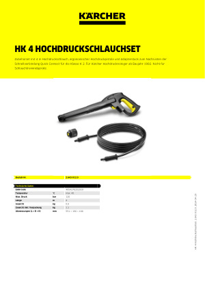 Kärcher HK 4 Hochdruckschlauch Set 2.643-912.0 