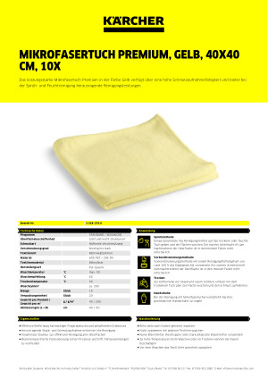 3M 17827 Mikrofasertuch Set, 10 Stück, Gelb – Hochsaugend, Bis 95°C Waschbar, Für Alle Oberflächen