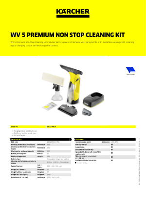 Karcher WV 5 Premium Window Vac 1-633-448-0 