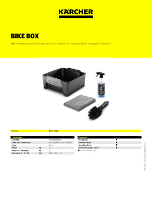 Karcher discount bike box