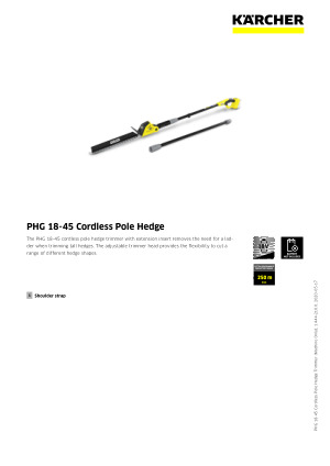 karcher pole hedge trimmer