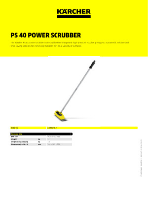 Karcher K2-K7 Pressure Washer PS 40 Power Surface Cleaner 26432450 