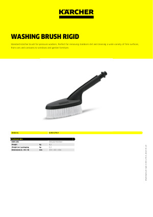 Karcher 4.113-001.0 Push-on Wash Brush M 18 x 1.5 Kärcher UK Ltd