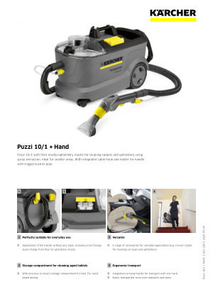 Karcher Puzzi 10/1 Plus Carpet Vacuum Cleaner, For Home & Car, Dry at Rs  95000 in Pune