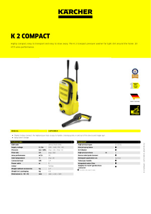 KARCHER K2 HOME - Achat & prix