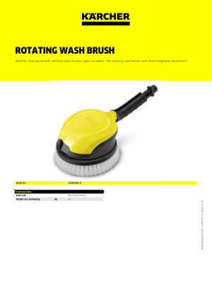 その他 Universal Rotating Wash Brush TUHUT 1/4” Rotary Wash Brush for Pressure Washers Pressure Washer