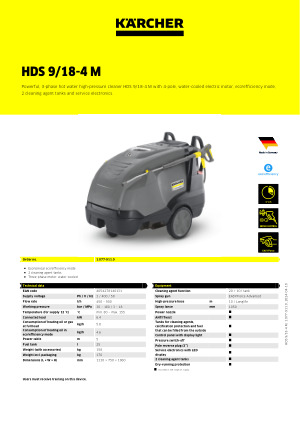 Genuine Karcher Dirtblaster fits HDS 9/18  HDS 7/11   47632530 size 050 