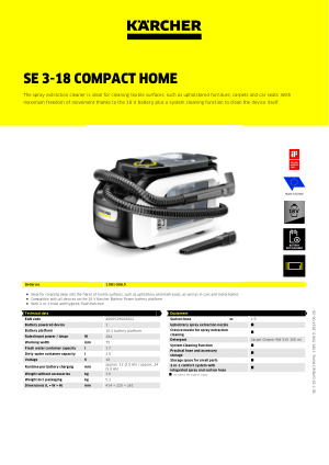 SE 3-18 Compact  Kärcher International