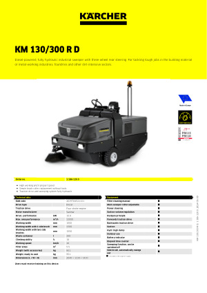 KM 130/300 R D | Kärcher International