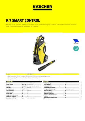 Soldes Kärcher K 7 Smart Control (1.317-200.0) 2024 au meilleur
