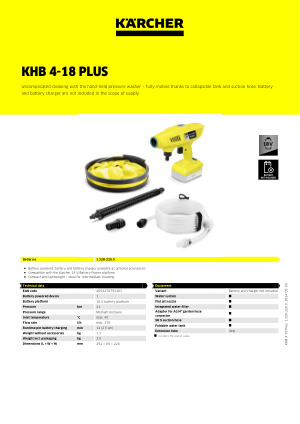 KHB 4-18 Plus | Kärcher International