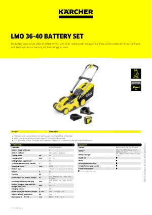 LMO 36-40 Battery