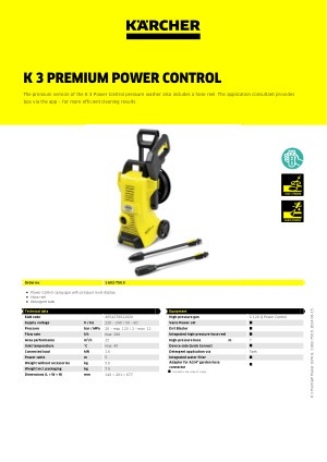 Kärcher Hochdruckreiniger K 3 Power Control Home T5, 1.676-106.0