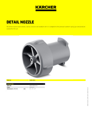Karcher OC3 Shower Nozzle by Charlie Root
