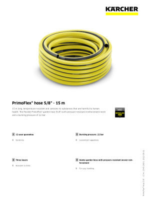 PrimoFlex® hose 5/8