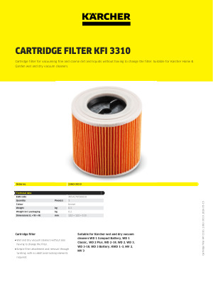 Product information