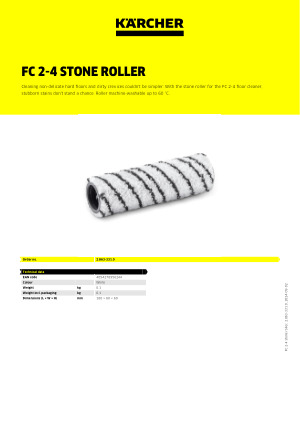 FC 2 stone roller Kärcher